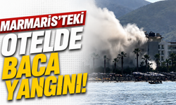 Marmaris’teki otelde baca yangını