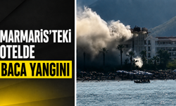 Marmaris’teki otelde baca yangını