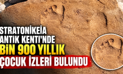Stratonikeia Antik Kenti'nde bin 900 yıllık çocuk izleri bulundu