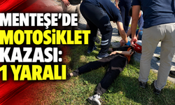 Menteşe’de motosiklet kazası: 1 yaralı