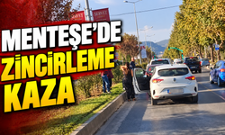 Menteşe’de zincirleme kaza