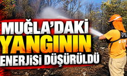 Muğla’daki yangının enerjisi düşürüldü