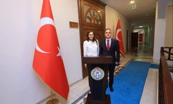 İngiltere'nin Ankara Büyükelçisi Anderson, Muğla Valisi Akbıyık'ı ziyaret etti
