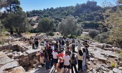 Bodrum’da öğrenciler Pedasa Antik Kenti’nde tarih ve doğayla buluştu