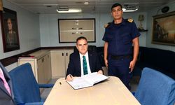 Muğla Valisi Akbıyık, TCSG Umut Gemisini ziyaret etti