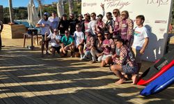 Bodrum’da 28 sporcu deniz üstünde uçakla yarıştı