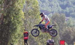 Fethiye'de ilk gün motokros yarışları nefesleri kesti