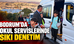 Bodrum'da okul servislerinde sıkı denetim