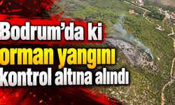 Bodrum’da ki orman yangını kontrol altına alındı
