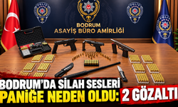 Bodrum'da silah sesleri paniğe neden oldu: 2 gözaltı