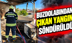 Buzdolabından çıkan yangın söndürüldü