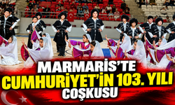Marmaris’te Cumhuriyet’in 103. yılı coşkusu