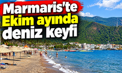 Marmaris'te Ekim ayında deniz keyfi