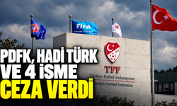 PDFK, Hadi Türk ve 4 isme ceza verdi