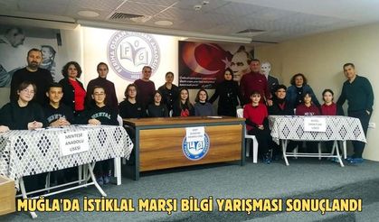 Muğla'da İstiklal Marşı bilgi yarışması sonuçlandı