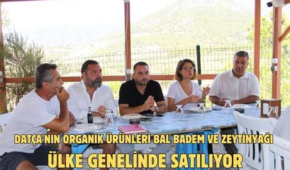 Datça'nın organik ürünleri bal badem ve zeytinyağı ülke genelinde satılıyor