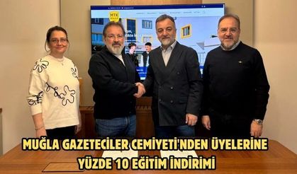 Muğla Gazeteciler Cemiyeti'nden Üyelerine Yüzde 10 Eğitim İndirimi