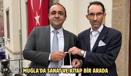 Muğla'da sanat ve kitap bir arada