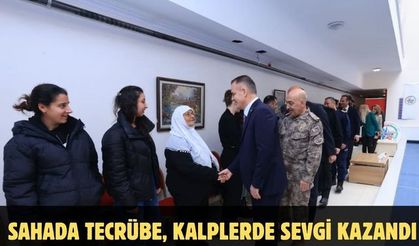 Sahada tecrübe, kalplerde sevgi kazandı