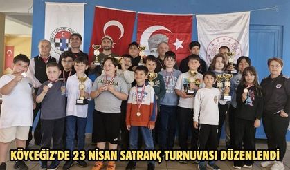 Köyceğiz’de 23 Nisan satranç turnuvası düzenlendi