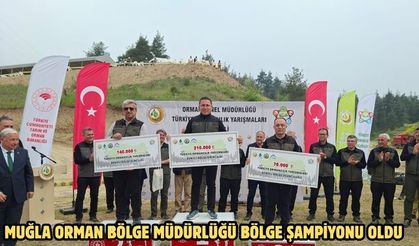 Muğla Orman Bölge Müdürlüğü bölge şampiyonu oldu