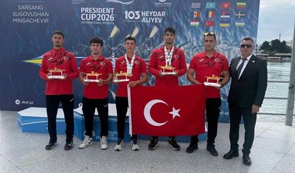 Köyceğizli kanocu Yıldırım, Azerbaycan’dan 3 madalya ile döndü