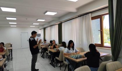 Muğla’da çocuklar satrançta il birinciliği için yarıştı