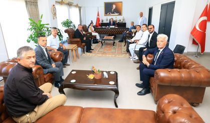 Vali Akbıyık, Milaslı muhtarlarla bir araya geldi