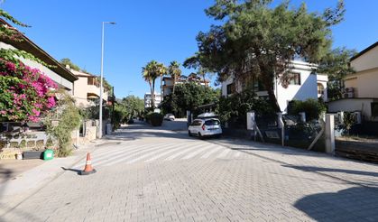 Marmaris Adaköy’de yollar yenilendi
