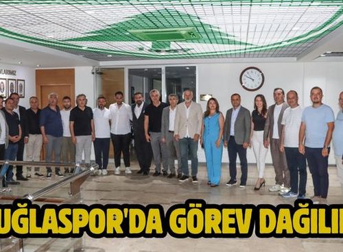 Muğlaspor'da görev dağılımı