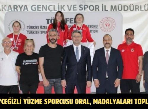 Köyceğizli yüzme sporcusu Oral, madalyaları topladı