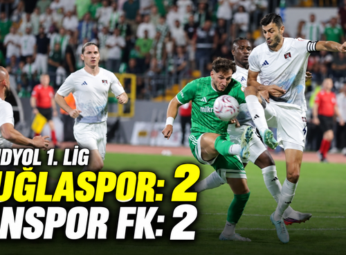 Trendyol 1. Lig: Muğlaspor: 2 - Vanspor FK: 2