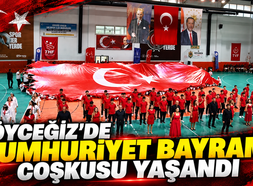Köyceğiz’de Cumhuriyet Bayramı coşkusu yaşandı