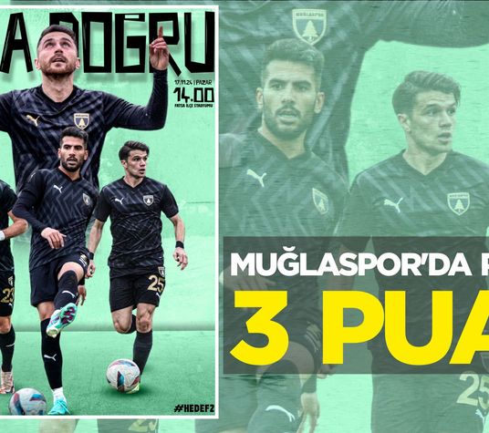 MUĞLASPOR’DA PAROLA 3 PUAN