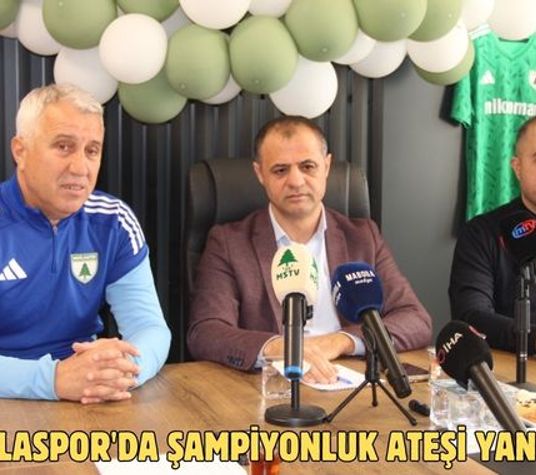 Muğlaspor'da şampiyonluk ateşi yanıyor