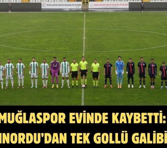 Muğlaspor Evinde Kaybetti: Altınordu’dan Tek Gollü Galibiyet