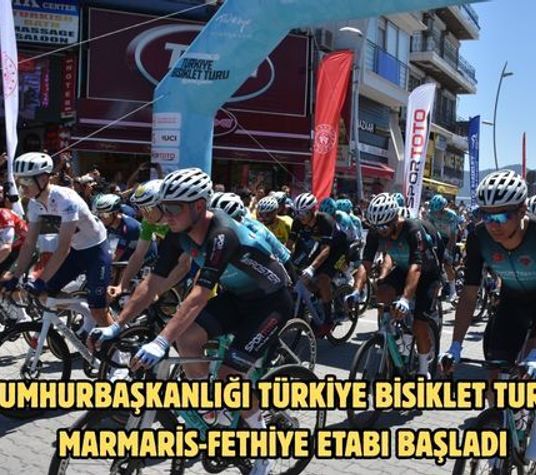 61. Cumhurbaşkanlığı Türkiye Bisiklet Turu'nda Marmaris-Fethiye etabı başladı