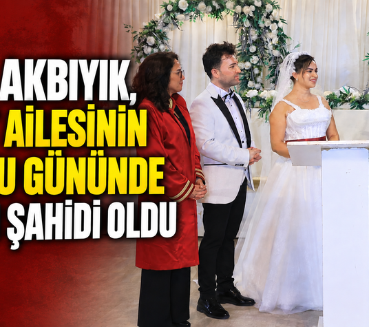 Vali Akbıyık, şehit ailesinin mutlu gününde nikâh şahidi oldu