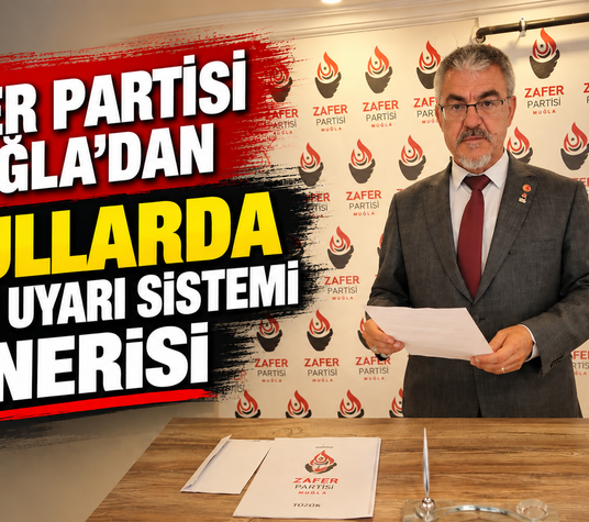 Zafer Partisi Muğla’dan okullarda erken uyarı sistemi önerisi