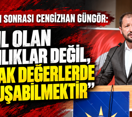 İstifası sonrası Cengizhan Güngör: “Asıl olan ayrılıklar değil, ortak değerlerde buluşabilmektir”