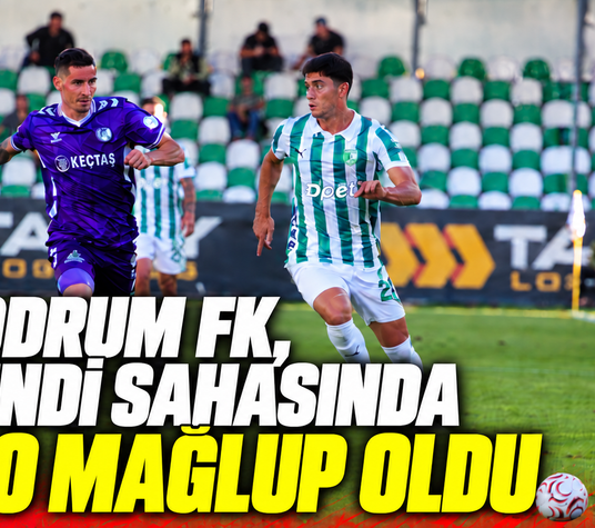 Bodrum FK, kendi sahasında 2-0 Mağlup Oldu