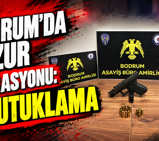 Bodrum'da huzur operasyonu: 2 tutuklama