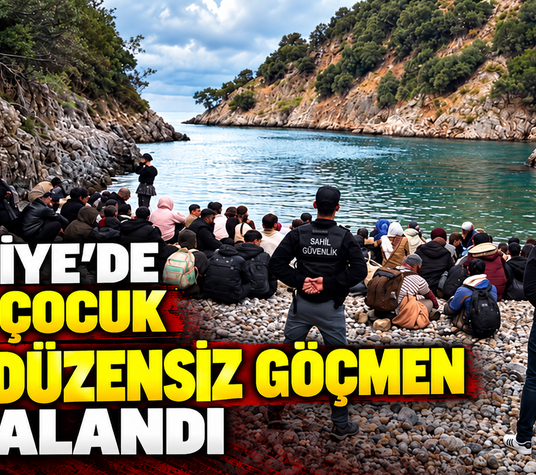 Fethiye’de 34’ü çocuk 62 düzensiz göçmen yakalandı