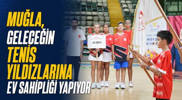 Muğla, geleceğin tenis yıldızlarına ev sahipliği yapıyor