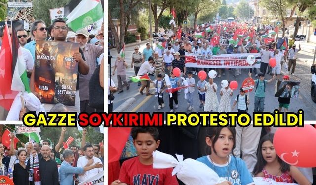 Gazze Soykırımı Protesto Edildi