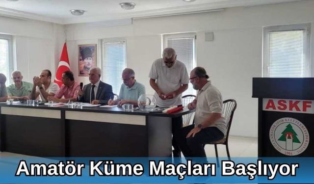 Amatör Küme Maçları Başlıyor