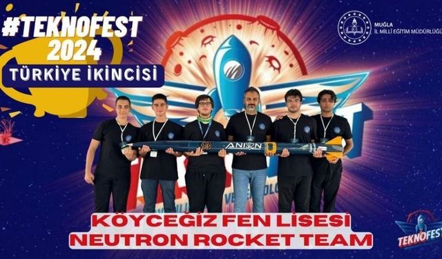 Köyceğiz Fen Lisesi Roket Takımı Türkiye İkincisi