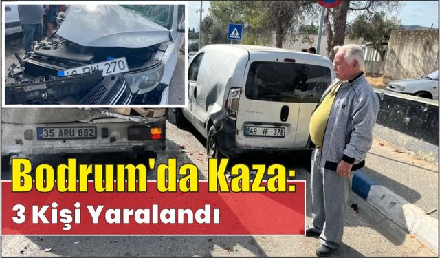 Bodrum’da Kaza: 3 Kişi Yaralandı