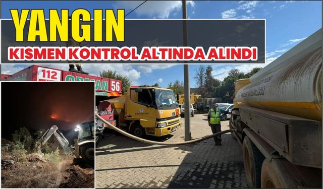 YANGIN KISMEN KONTROL ALTINDA ALINDI