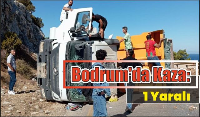 Bodrum’da Kaza: 1 Yaralı